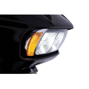 Alternative view of FANG® BLACK Headlight Bezels for Road Glide (Pair)