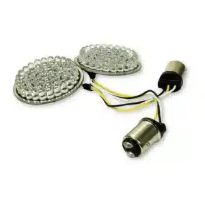 RickRak® Amber/White Front 1157 Bullet Style Led Inserts