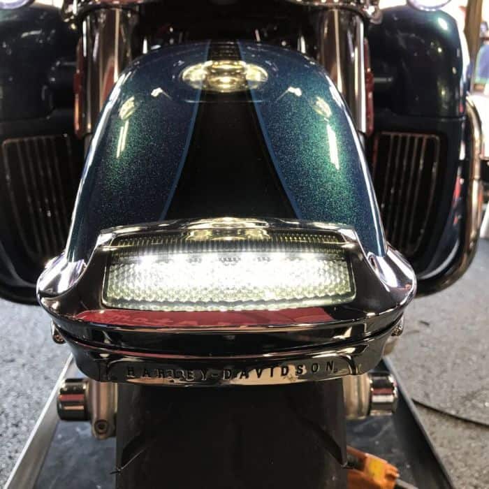 Front LED Fender Tip Smoke Lens Fit For Harley Road Glide Ultra FLTRU 2016-later