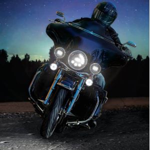 ProBEAM® Adaptive 2 7" Led Headlamp With Mounting Ring For H-D ® Motorcycles - Image 3