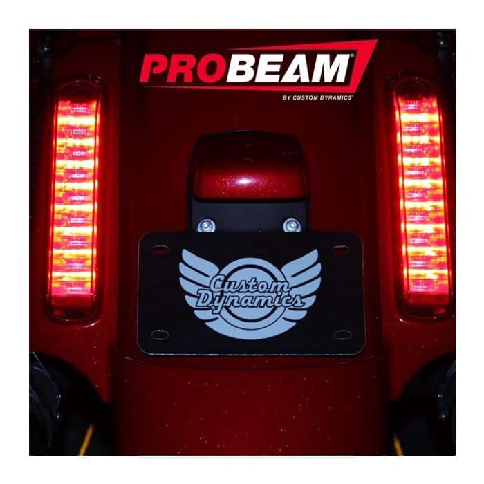 Custom Dynamics Probeam LED Taillight Filler Panels Red Lens for Harley CVO 2019