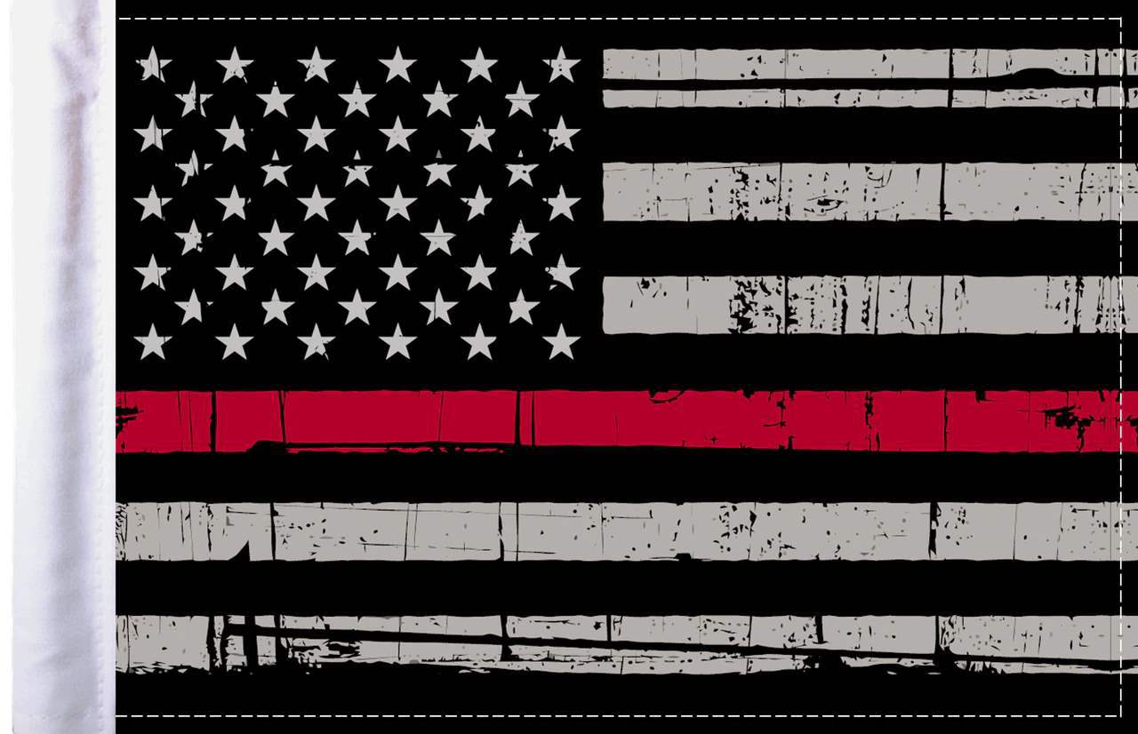 Grunge USA Red Line