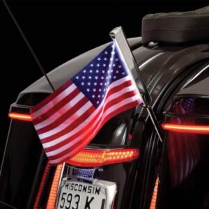 Ciro&reg; LED Lighted Flag Pole with American Flag