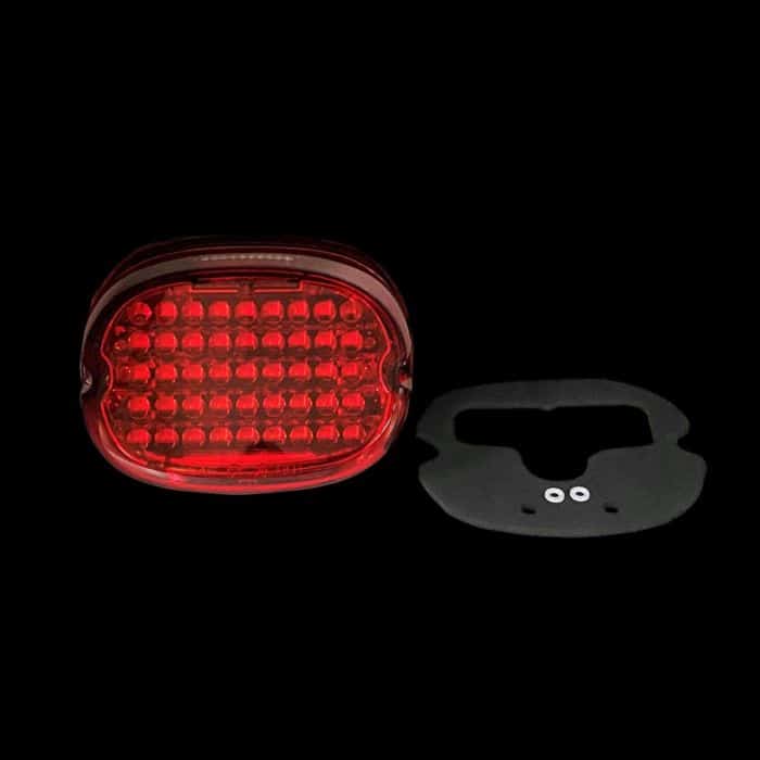No Window Custom Dynamics Low Profile LED Taillight Red 