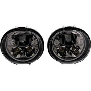 Custom Dynamics CDTB-575OV-B TruBeam LED Headlamps and Passing Lamp Kit - Black