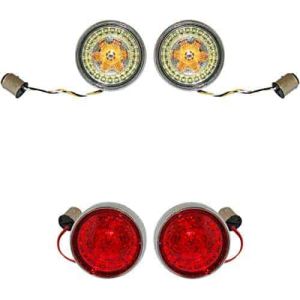 Custom Dynamics Bullet Style ProBeam Turn Signal Insert Kit w/Chrome Bezels