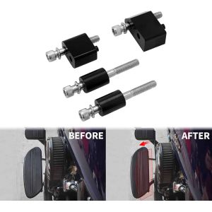 Alternative view of 1-1/4 inch Floorboard Extenders for H-D Touring