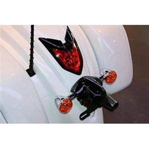 Alternative view of 7 inch Spiral Antenna for '98-UP Harley Davidson Touring Bikes