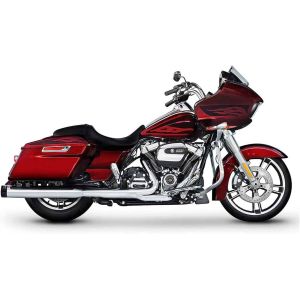 500-0182 Rinehart Racing DBX40 4" Chrome Slip-Ons for 2017-Newer M8 Touring