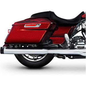 Alternative view of 500-0182 Rinehart Racing DBX40 4" Chrome Slip-Ons for 2017-Newer M8 Touring