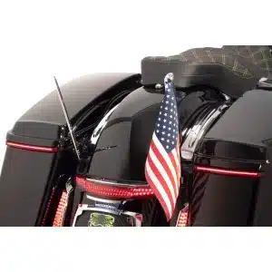 Alternative view of Ciro® HIGH CALIBER FLEXIBLE ALUMINUM ANTENNA '98-UP Harley Touring