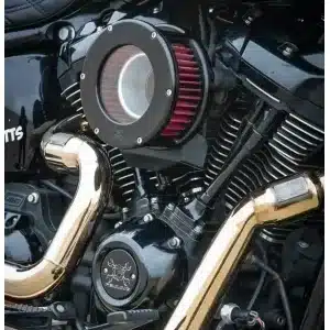 Alternative view of BA Air Cleaner Kit - Black Finish - Red Filter