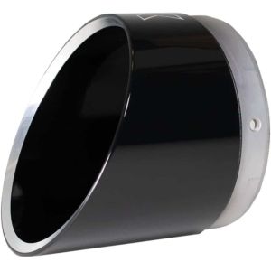 Alternative view of KHROME WERKS 202655 HP-Plus 4.5" Slip-On Mufflers for Touring - Smoked Khrome with Edge