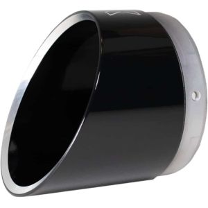 Alternative view of OPEN BOX - KHROME WERKS 202765 HP-Plus 4.5" Slip-On Mufflers for Touring - Chrome with Edge