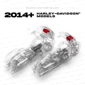 Alternative view of RockFord Fosgate Infotainment Unit for 2014+ Harley-Davidson Touring