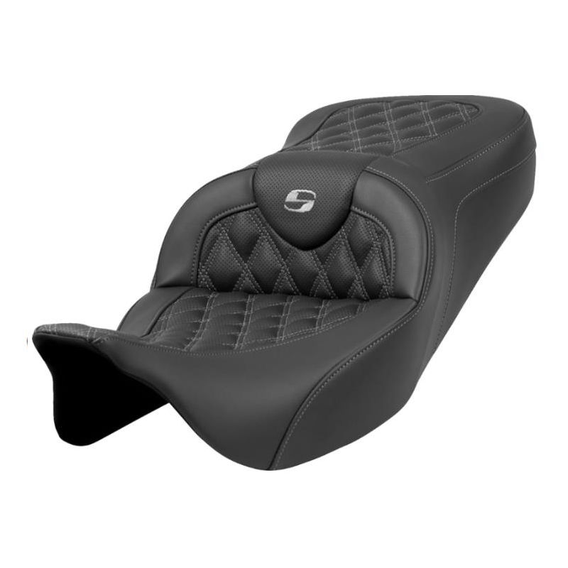 Saddlemen® Road Sofa Standard w Gray Top Stitch - RickRak