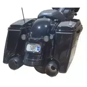 TAB Performance® 50 Cal - Slip-On Mufflers for '17-UP H-D Touring - Black