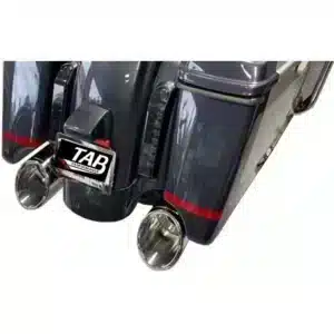 TAB Performance® 50 Cal - Slip-On Mufflers for '17-UP H-D Touring - Chrome