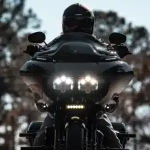 Custom Dynamics® Shark Demon™ 2 Street Legal Performance Headlight for Road Glide
