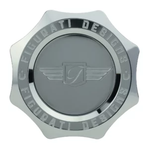 FIGURATI DESIGNS®  Harley-Davidson Magnetic Dipstick M8 Curved Silver