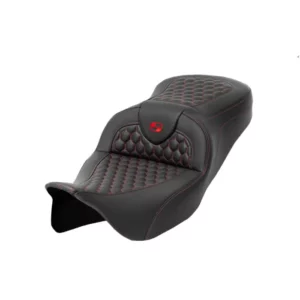 Saddlemen® Road Sofa Honeycomb Red Stitch NO BACKREST - FLH/FLT '08-'23