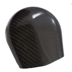 Carbon Fiber Horn Cover - Gloss Black