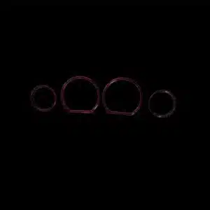 Alternative view of Detroit Choppers&reg; Colored Gauge Bezels for '14-'23 Touring