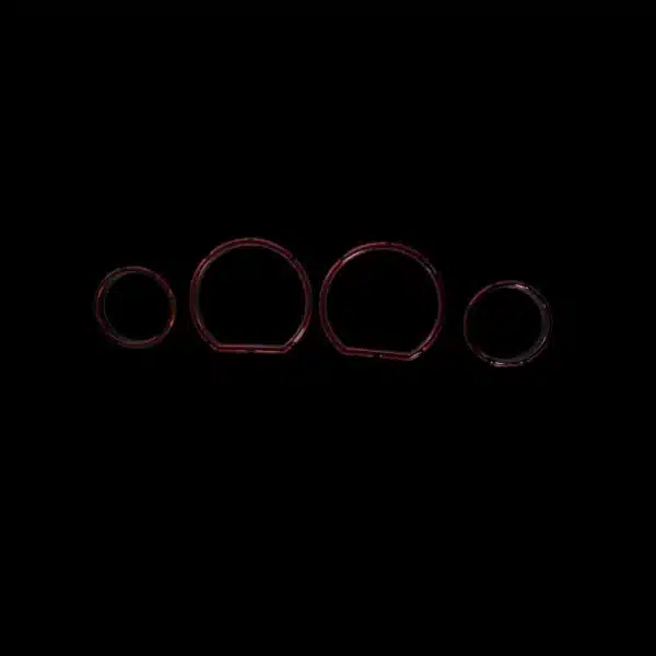 Detroit Choppers® Colored Gauge Bezels for '14-'23 Touring - RickRak