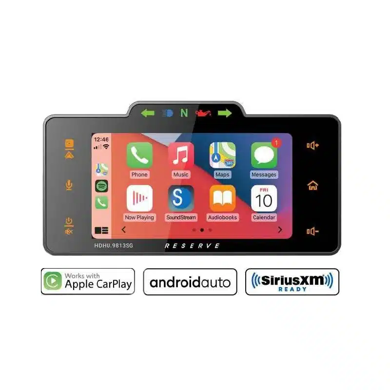 SoundStream Reserve WHD.SG Plug-N-Play Headunit for '98-'13 Street Glide w Wireless Apple CarPlay® Android Auto® & SiriusXM Ready® - Image 2