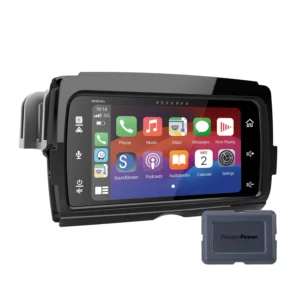 Soundstream Reserve WHD14+ Wireless Plug-n-Play Head Unit for '14-'23 Harley Touring w Wireless Apple CarPlay® & Android Auto®, & 7” QLCD Touchscreen