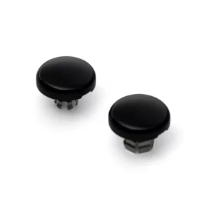 RickRak® Gloss Black Front Axle Nut Covers