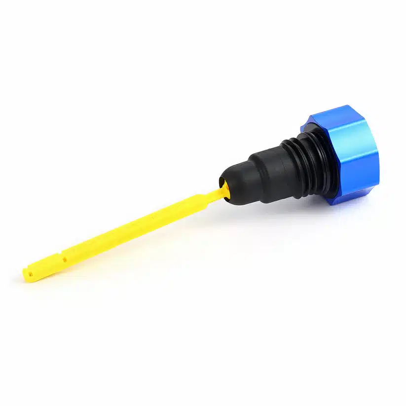 Figurati® Performance Dipstick for Harley-Davidson Twin Cam (2007-2016) - Curved Blue - Image 2