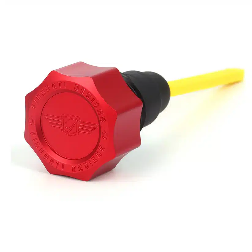 Figurati® Performance Dipstick for Harley-Davidson Twin Cam (2007-2016) - Curved Red