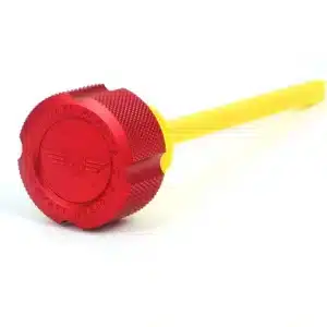 Figurati Designs® Performance Dipstick for Harley-Davidson Touring M8 (2017-2025) - Knurled Red