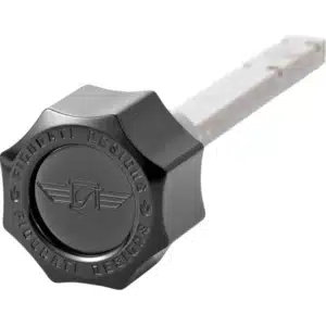 Figurati® Transmission Oil Dipstick - Magnetic - Curved - Black - M8