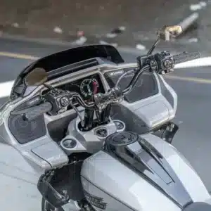 Alternative view of Arlen Ness® MX Handlebars for 2023.5 CVO Road Glide or 2024+ Road Glide, Black