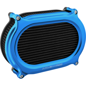 Arlen Ness® Stage 2 Oval Air Cleaner Kit - Blue