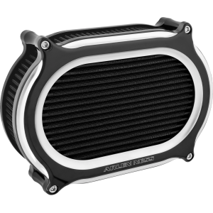 Arlen Ness® Stage 2 Oval Air Cleaner Kit - Black