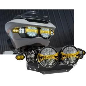 Full Deck Headlight Kit with Denali Lighting for '24+ Harley-Davidson Road Glide by Kraus Motor Co