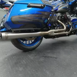 RRP&reg; RickRak Performance&trade; Harley M8 Touring Stainless 2-1 Exhaust Pipe in Full Length or Shorty - Image 3
