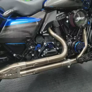 RRP&reg; RickRak Performance&trade; Harley M8 Touring Stainless 2-1 Exhaust Pipe in Full Length or Shorty - Image 4