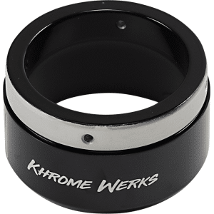 Khrome Werks® 4-1/2" Klassic Tip - Left - Black Powdercoat 200658P