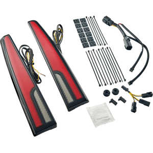 Alternative view of Ciro Calade&reg; Tail Light - LED - Red Lens - Black - Tri Glide