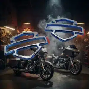 Custom Tank Badges for 2023 and Earlier Harley-Davidson Touring OEM 6-Gallon Fuel Tanks