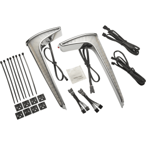 Ciro® Fang® Lower Fairing Lights for '23-'24 Indian Pusuit & Dark Horse- Chrome - 46800