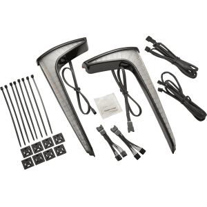 Ciro® Fang® Lower Fairing Lights for '23-'24 Indian Pusuit & Dark Horse- Black - 46801