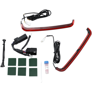 Custom Dynamics® Saddlebag Lights - '10-'13 - Red Lens CD-LP-SS6-R