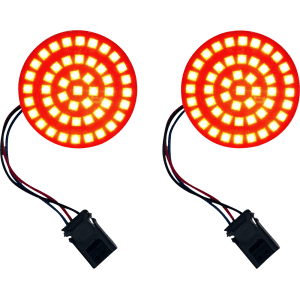 Custom Dynamics® Genesis® 4 Front Turn Signals '25+ Softail - Red GEN-4-R-25ST