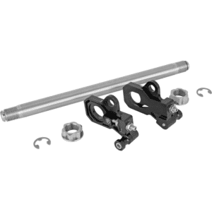 Performance Machine® Axle Adjuster Kit - Rear - Black - 0117-0028M-B