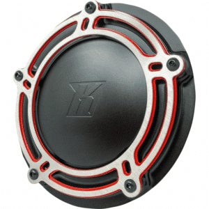 Kodlin® Derby Cover - NXL Redline - Black/Red - M8 Touring K25409-RL